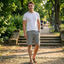 Men's Grey Drawstring Shorts