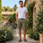Men's Olive Green Chino Shorts
