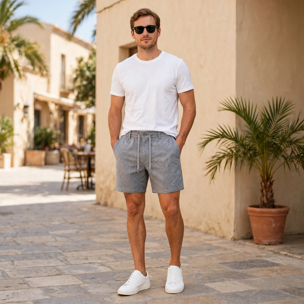 Men's Linen Shorts
