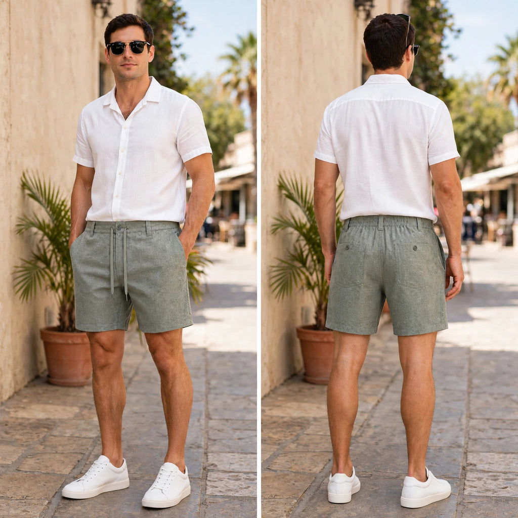 Men's Linen Shorts