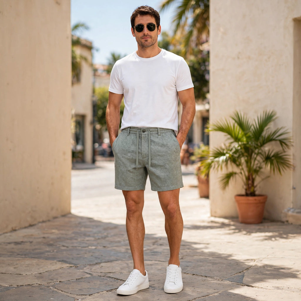Men's Linen Shorts