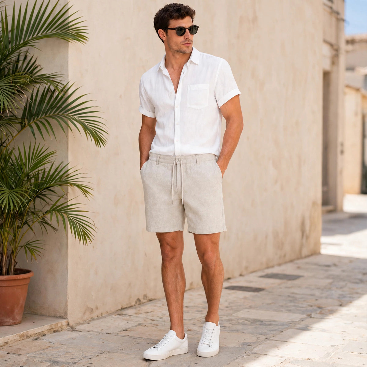Men's Linen Shorts Main image