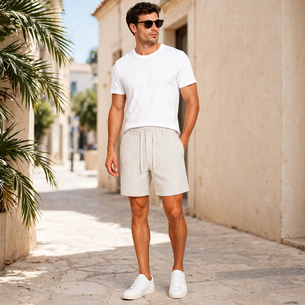 Men's Linen Shorts