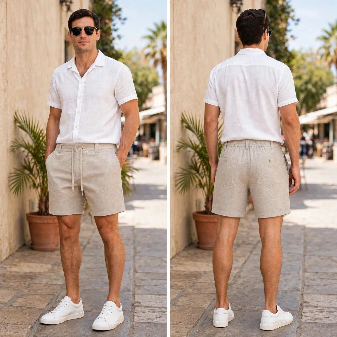 Men's Linen Shorts