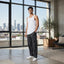 Men's Classic Ribbed Cotton Tank Top – White